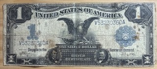 1899 $1 Black Eagle Silver Certificate Large Size US
