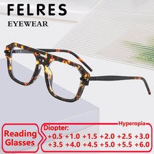 Men Women Classic Anti Blue Light Reading Glasses Clear Lens Presbyopic Glasses
