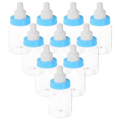 36 stücke Feeder Typ Mini Candy Flasche Geschenkbox Babyparty Favors (blau)
