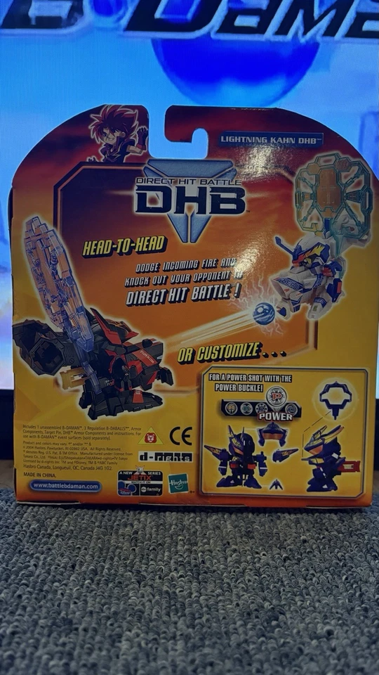 NUEVA FIGURA BATTLE B-DAMAN LIGHTNING KAHN DHB GOLPE DIRECTO BATALLA TIPO PODER 2004 Foto 3 de 4