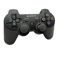 OEM Sony PlayStation 3 PS3 CECHZC2U DualShock 3 Sixaxis Controller Tested Black