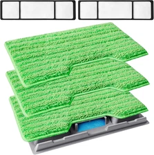 Reusable Mop Pads Refills, Mop Replacement Pads Compatible with Shark Vac Mop VM