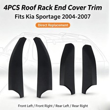 For Kia Sportage 2004-2007 Top Roof Rack Cover Set 4pcs Lr Front Rear