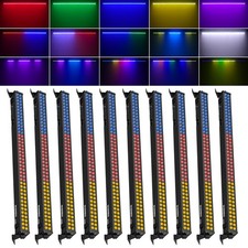 DJ Stage Lighting 80LEDs Wall Washer Light DMX RGBW Strobe Beam DJ Effect Lights