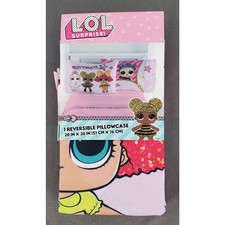 LOL Surprise Federa Standard, LOL Glitterati, Reversibile, 20" X 30" Nuova