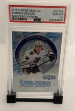 2023-24 Upper Deck Ice Sub Zero Rookies Variants Connor Bedard #SZ-70V PSA 10