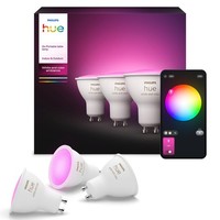 Philips Hue White & Color Ambiance GU10 LED Spot 3Er Pack Dimmbar 400 Lm, 16