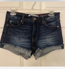 Celebrity Pink Dark Wash Denim Shorts  Size 5...