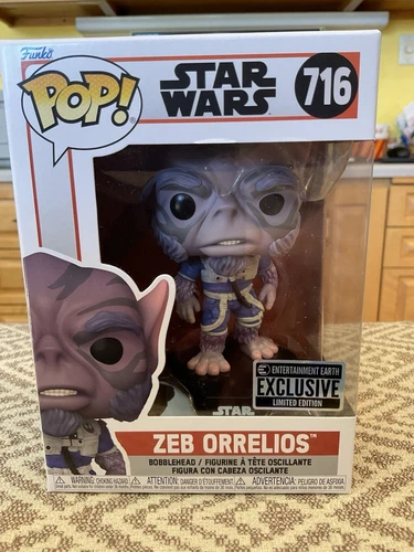 Funko Pop!  Star Wars - Zeb Orrelios - EE Exclusive 716 W/ Protector