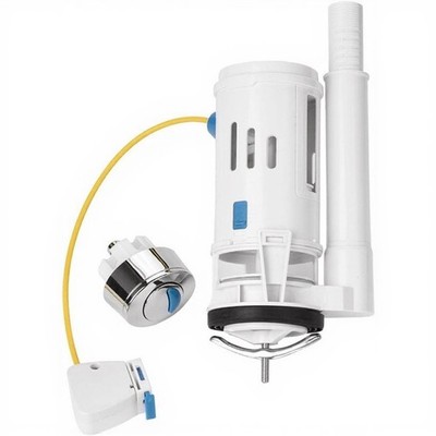 Verstellbares DUAL Spülsystem für integrierte Toiletten mit Silikondichtung