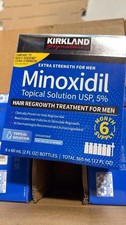 Kirkland Minoxidil 5 Hair Regrowth Solution 6 Month Supply EXPIRY 2029