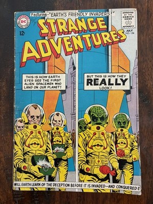 STRANGE ADVENTURES #154 ( F+ ) DC COMICS 1963