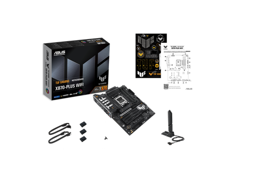 ASUS TUF GAMING X870-PLUS WIFI AMD AM5 X870 ATX motherboard, 16+2+1, 80A SPS pow - Picture 6 of 12