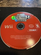 Wii Big Beach Sports Disc Only  Mint Condition Tested