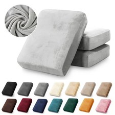 SOFA SEAT COVERS VELVET SEATER COUCH SLIPCOVER CUSHION ELASTIC SETTEE PROTECTOR