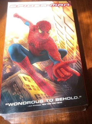 Spider-Man VHS 2002 Maguire Dunst Franco Dafoe USA Spiderman New Rami Marvel Vtg