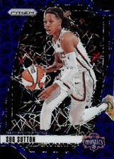 2024 Panini Prizm WNBA Blue Velocity Prizms Sug Sutton Card #51