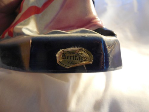 Heritage china Betsy Ross liquor bottle decanter 1975 Rare! Empty - Picture 3 of 9
