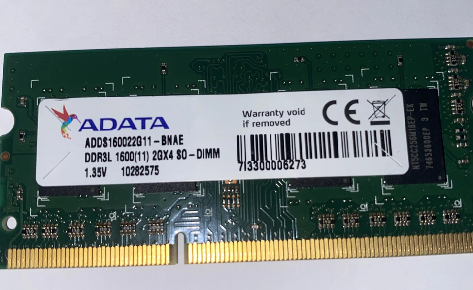 2GB DDR3L 1600MHz SO-DIMM Laptop RAM PC3L-12800 Dell HP Lenovo - Image 2 of 2