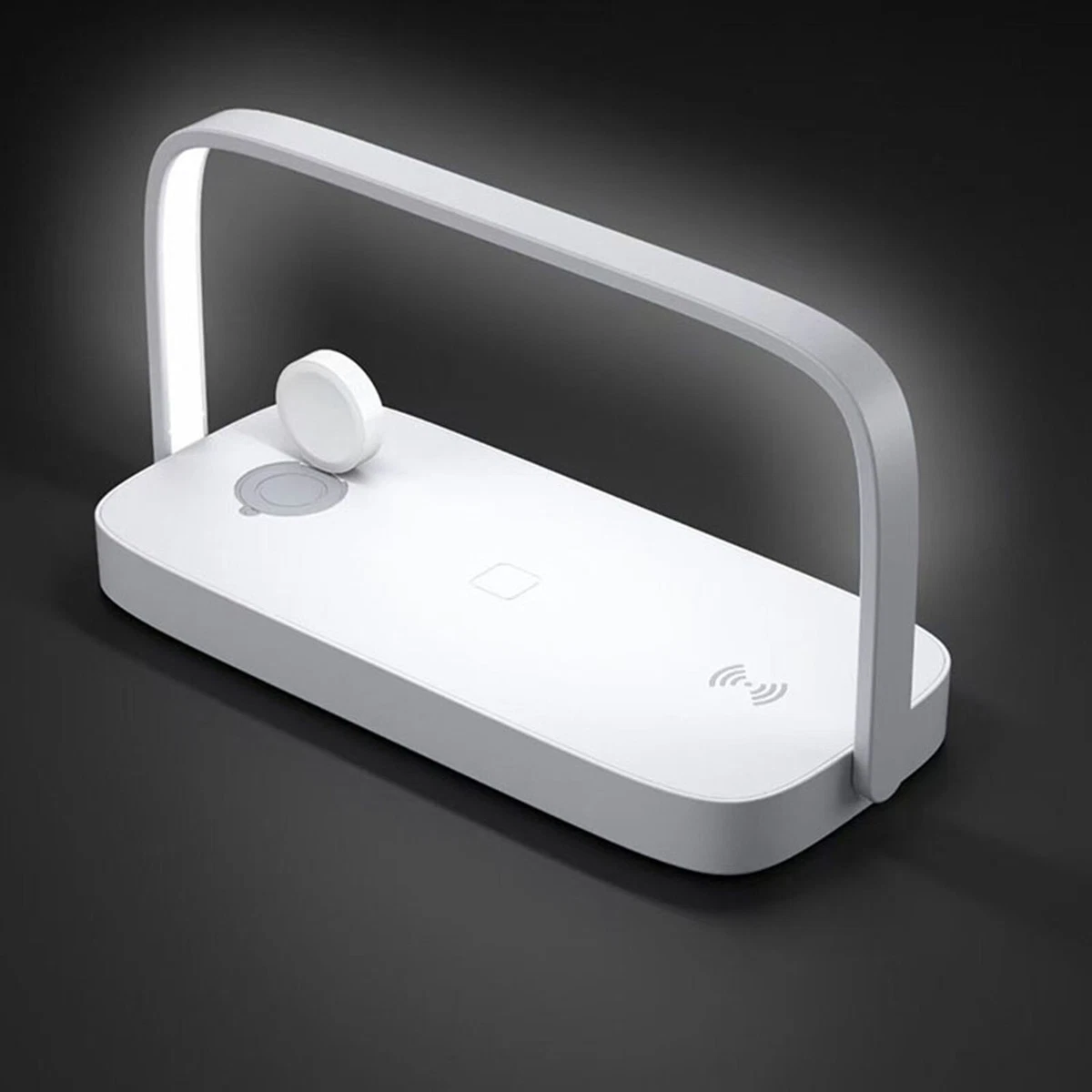 Table lamp with wireless phone charging base deals