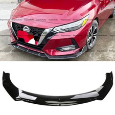 For Nissan Maxima Universal Front Bumper Lip Spoiler Splitter Glossy Black For Nissan Maxima Universal Front Bumper Lip Spoiler Splitter Glossy Black