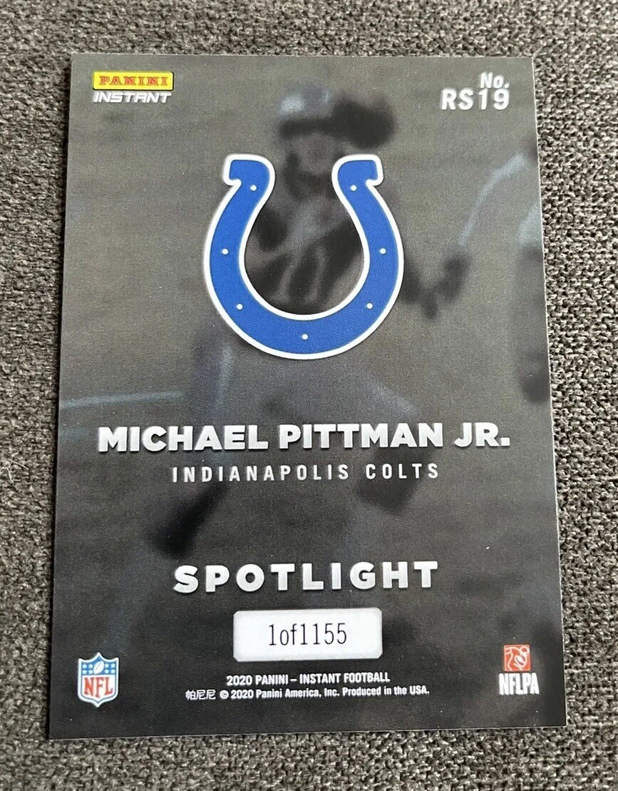 2020 2021 Panini Instant Rookie Spotlight RC /1155 colts Michael