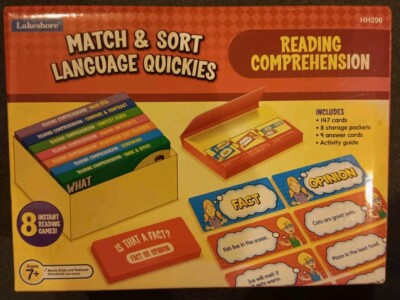 Lakeshore Leseverstehen Match & Sortieren Sprache Quickies