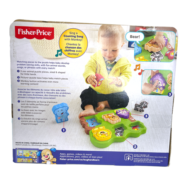 Fisher Laugh And Learn Zoo Animal Puzzle Ff3 For Sale Online Ebay