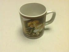 Vtg. 1985 Enesco Christmas Coffee Mug Mrs. Grossman's Paper Co. 25305
