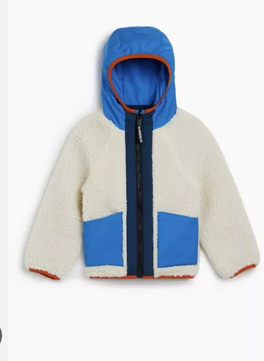 Boys borg shop jacket