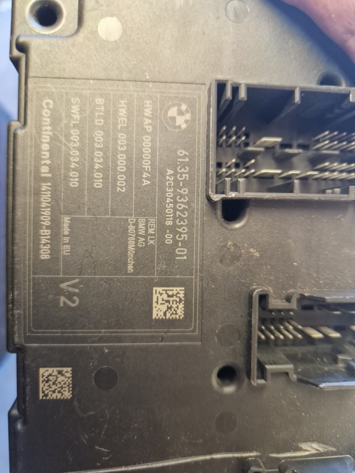 BMW BODY CONTROL MODULE BCM 61359362395 | eBay 