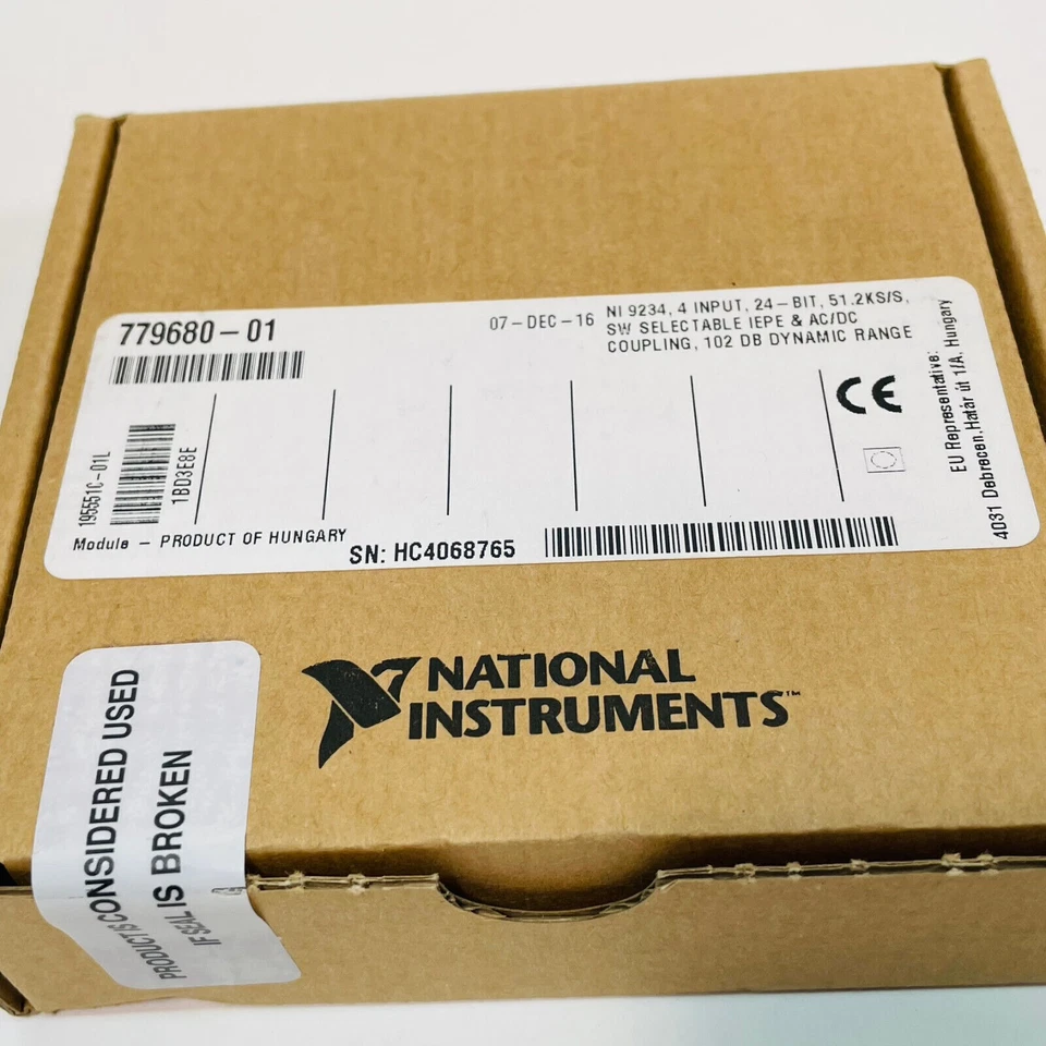 new  National Instruments NI-9234 Sound and Vibration Input 779680-01 - Image 2 of 2