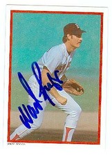 Wade Boggs autographed baseball card (Boston Red Sox) 1984 Topps All Star Set #8