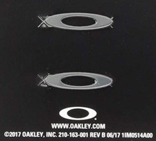 Oakley Turbine Rotor Sunglasses Frame Replacement Icons Kit Pair Matte Grey New