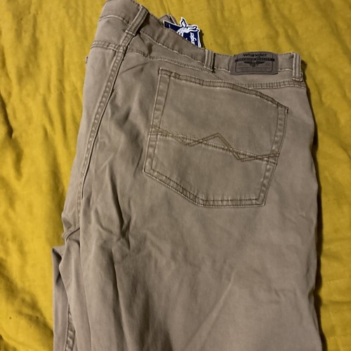 Wrangler Five Star Slim Straight Fit 40*30 Denim Khaki Pants Jeans NWT - Picture 10 of 14