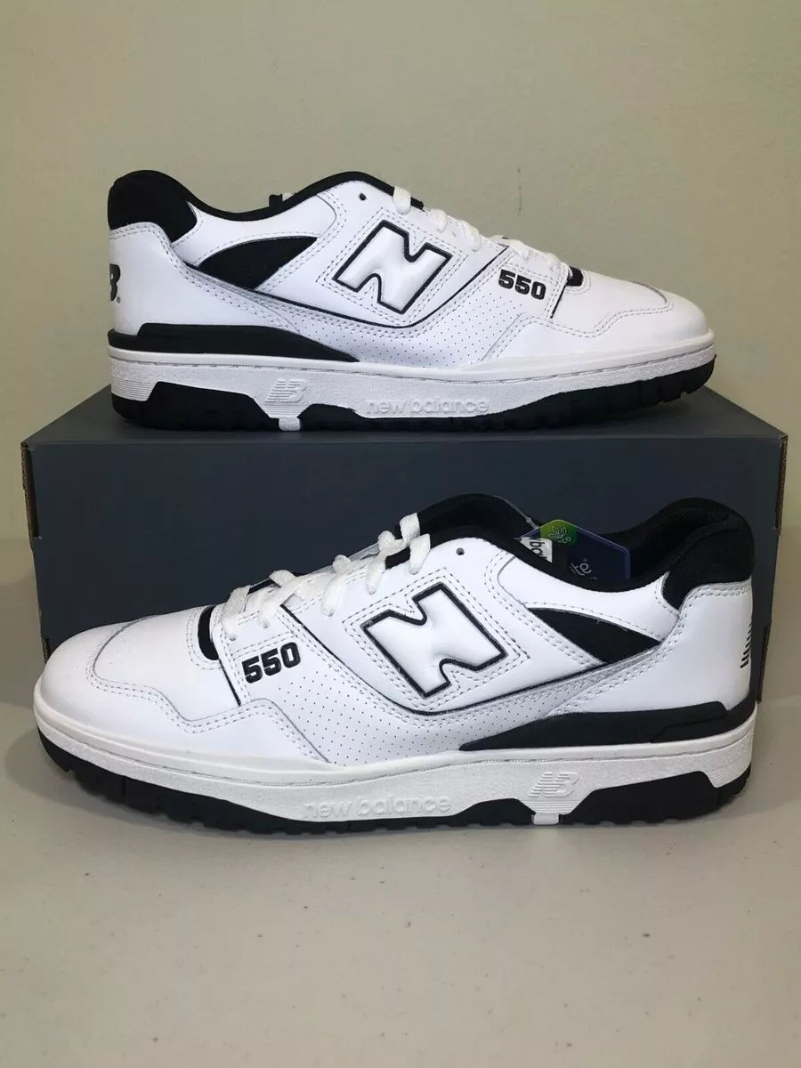 New Balance 550 White Black Oreo Men's Size 9 BB550HA1