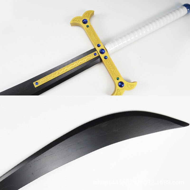 One Piece Dracule Mihawk Black Sword Yoru Cosplay Prop