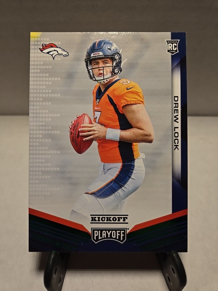 2019 Panini Playoff DREW LOCK #204 RC Kickoff Green Parallel SP Broncos 111824