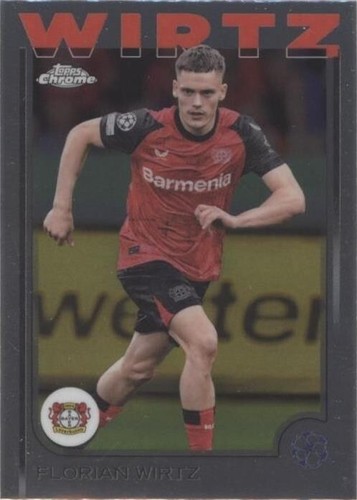 Florian Wirtz 2025-26 Topps Chrome UCC #74 Liverpool Negative