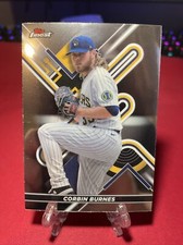 2022 Topps Finest Corbin Burnes Card #67 Milwaukee Brewers A159