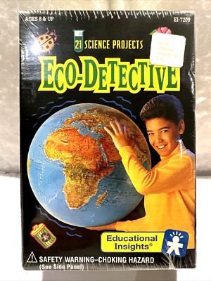 ECO-DETECTIVE : 21 Science Projects by Educational Insights Ages 8+ ~ New Sealed