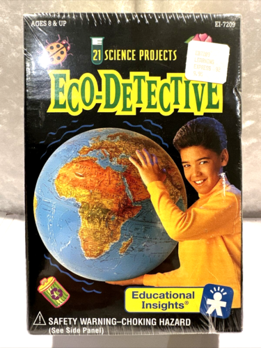 ECO-DETECTIVE : 21 Science Projects by Educational Insights Ages 8+ ~ New Sealed - Picture 1 of 3