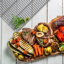 BBQ Grill Grate Heavy Duty Stainless Steel Outdoor Cooking Grid Mesh Net Replace