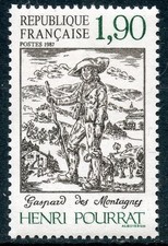 stamp / TIMBRE FRANCE NEUF ** N° 2475 HENRI POURRAT ECRIVAIN