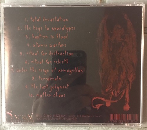 Hate Supremacy Under The Reign Of Armageddon CD Slipcase French Brutal RARE OOP - Foto 4 di 4