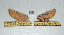 HONDA FUEL TANK WINGS CR MT XL XLR MR XR SL Decal Stickers 125 250 Vintage NOS