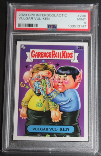 GARBAGE PAIL KIDS 2023 Intergoolactic-#20b "Vulgar Vul KEN" PSA 9 (Pop 1) - Foto 6 di 6