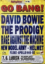 APOLLO 440 'Go Bang!' Concert Poster - Flugplatz, Lubeck 1997 16.5"x12" reprint