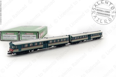 Arnold N 1:160 HN2569 Set Diesel Railcars FS ALn 668 3100, Golden  Livery UK