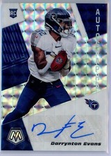 2020 Mosaic Prizm Darrynton Evans Rookie Card Auto 
